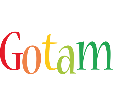 Gotam birthday logo