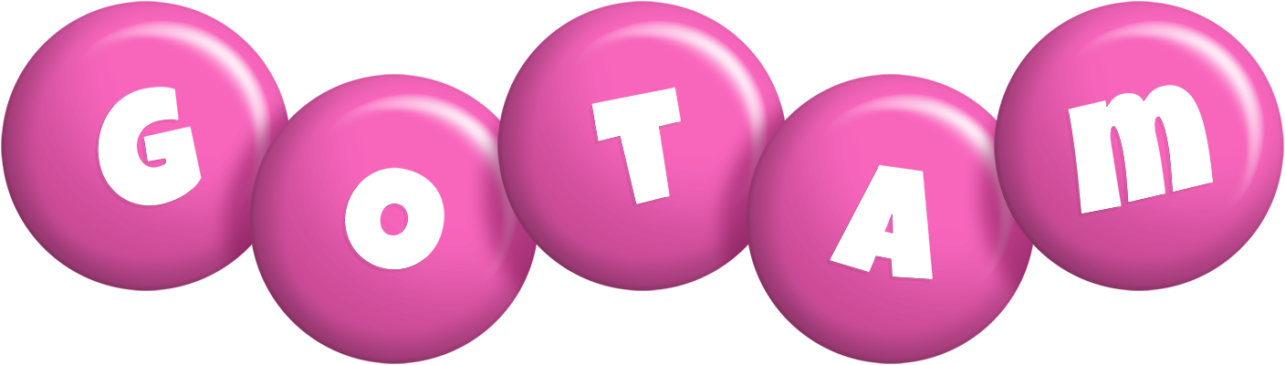 Gotam candy-pink logo