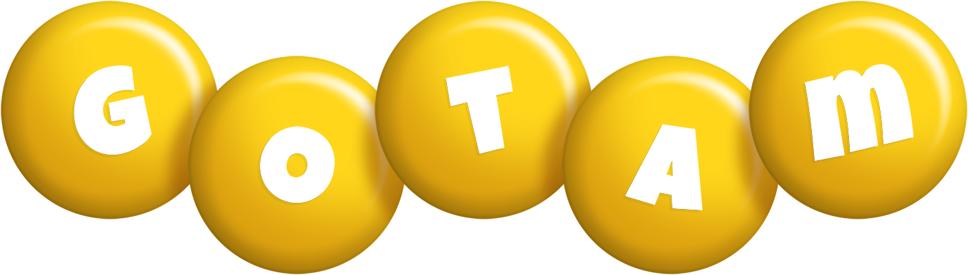 Gotam candy-yellow logo