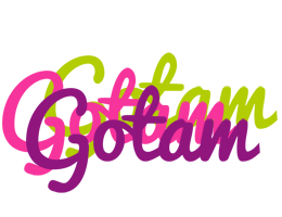 Gotam flowers logo