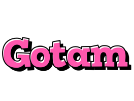 Gotam girlish logo