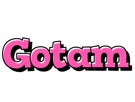 Gotam girlish logo