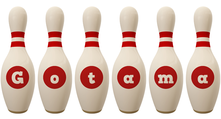 Gotama bowling-pin logo