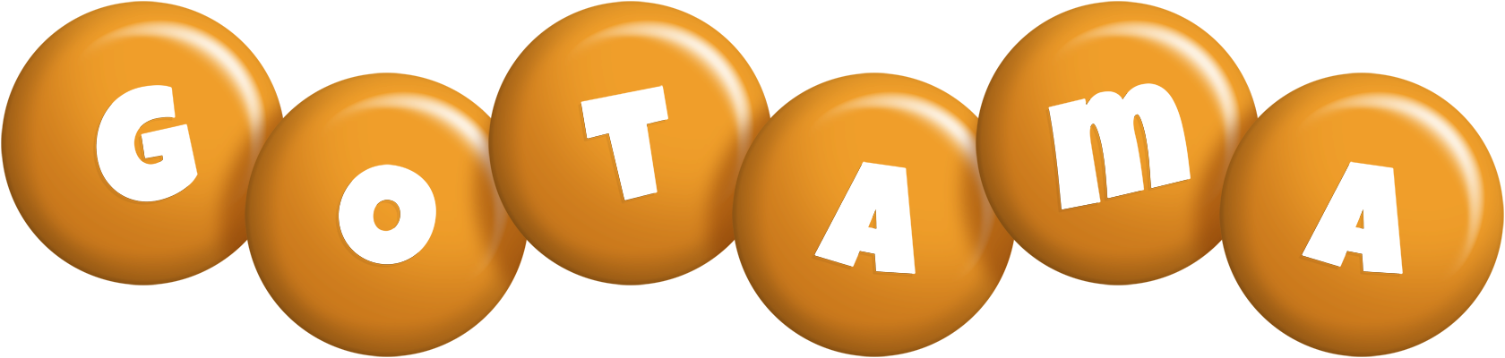 Gotama candy-orange logo