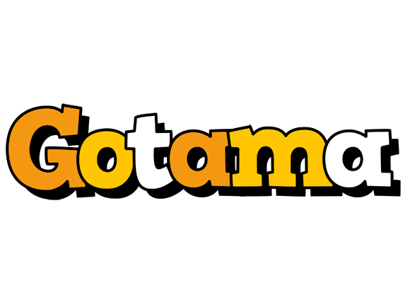 Gotama cartoon logo