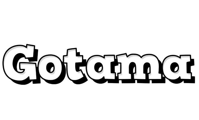Gotama snowing logo