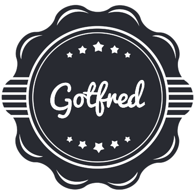 Gotfred badge logo
