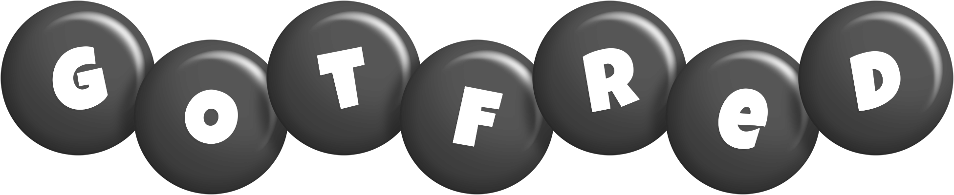 Gotfred candy-black logo