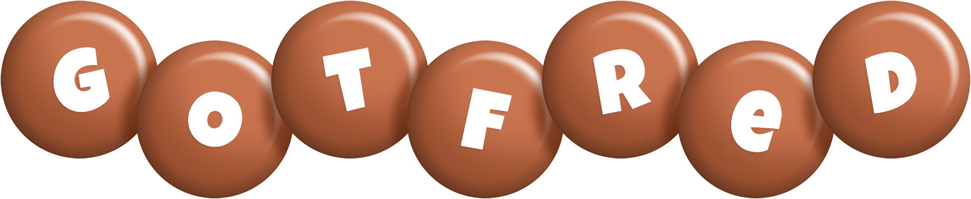 Gotfred candy-brown logo
