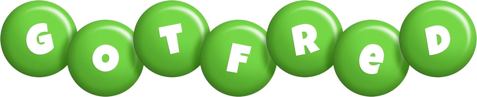 Gotfred candy-green logo