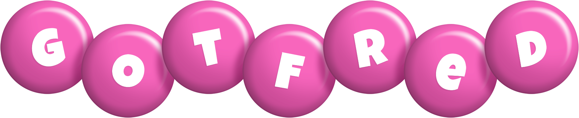 Gotfred candy-pink logo