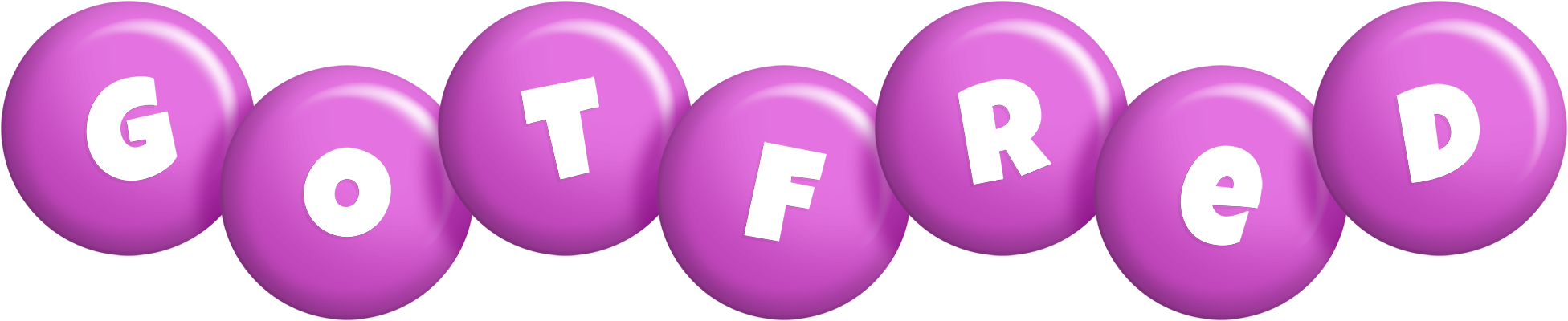 Gotfred candy-purple logo