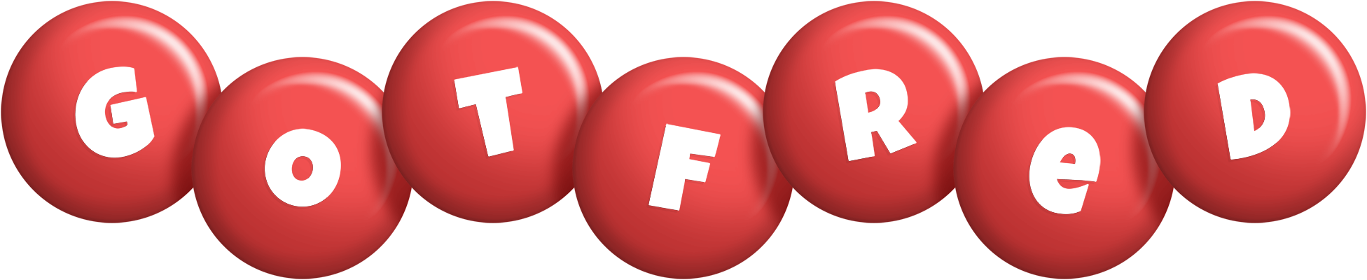 Gotfred candy-red logo