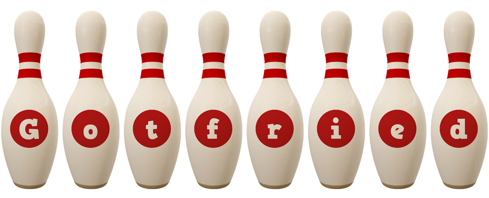 Gotfried bowling-pin logo