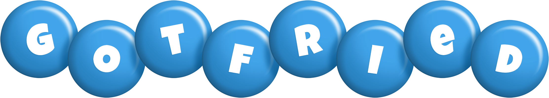 Gotfried candy-blue logo