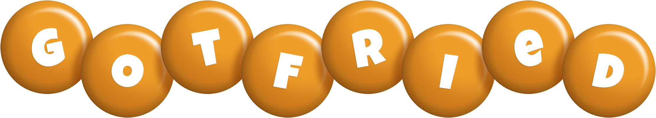 Gotfried candy-orange logo
