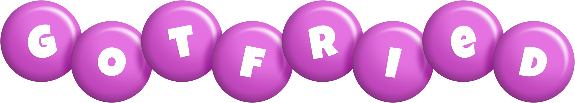 Gotfried candy-purple logo