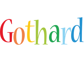 Gothard birthday logo