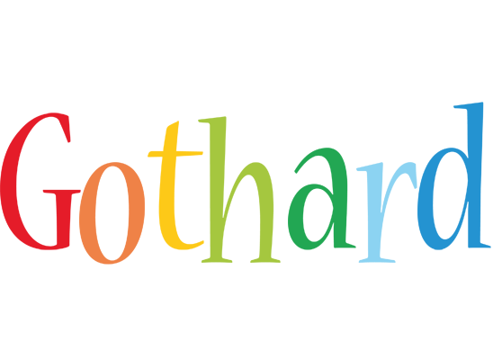 Gothard birthday logo