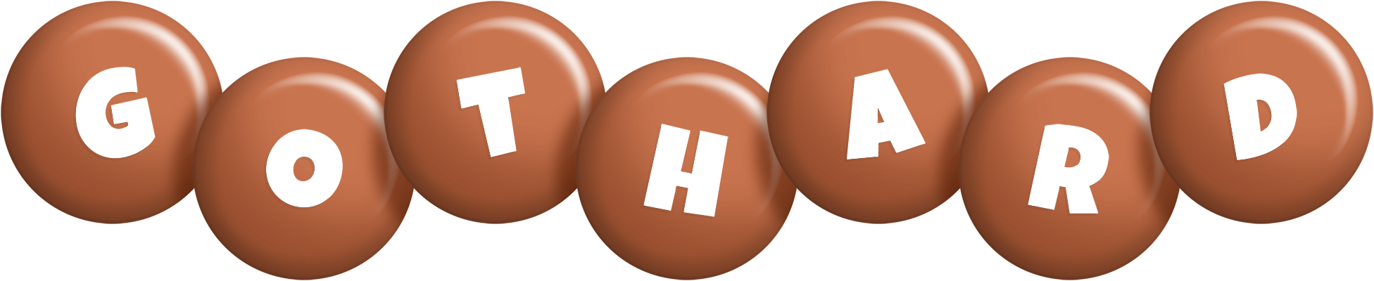 Gothard candy-brown logo