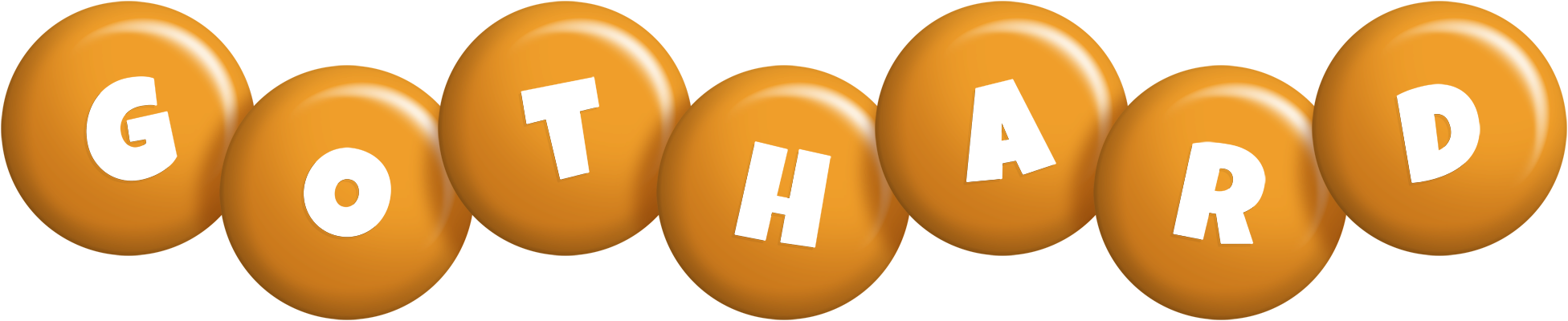 Gothard candy-orange logo