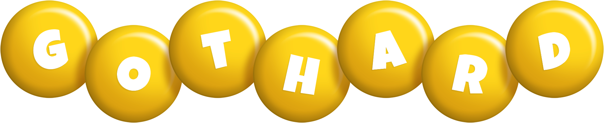 Gothard candy-yellow logo