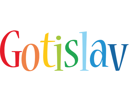 Gotislav birthday logo