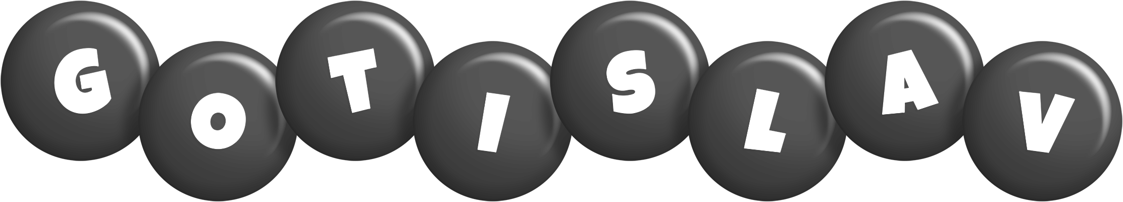 Gotislav candy-black logo