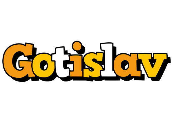 Gotislav cartoon logo