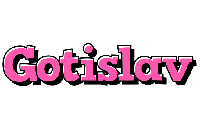 Gotislav girlish logo