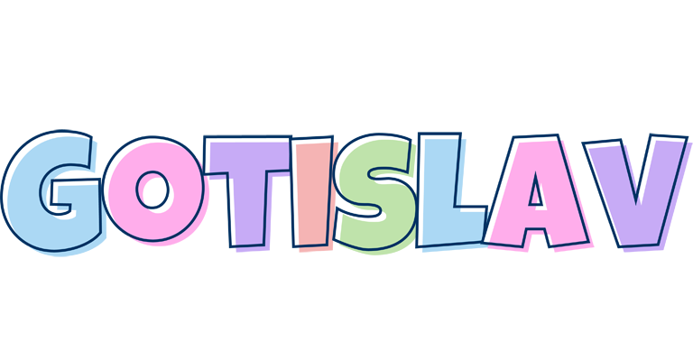 Gotislav pastel logo