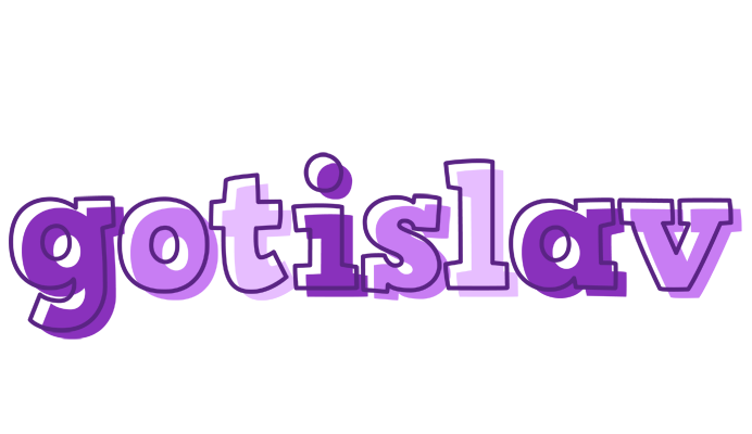 Gotislav sensual logo