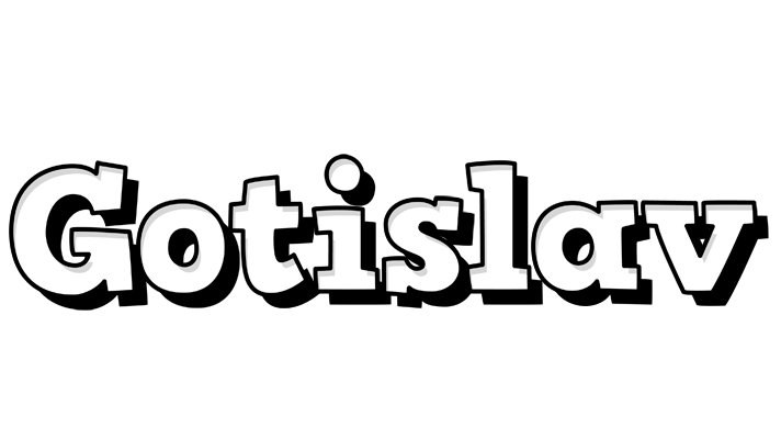 Gotislav snowing logo