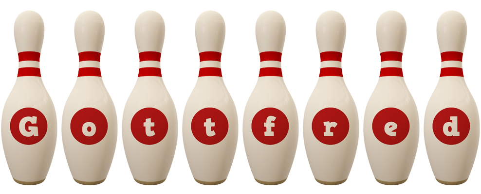 Gottfred bowling-pin logo