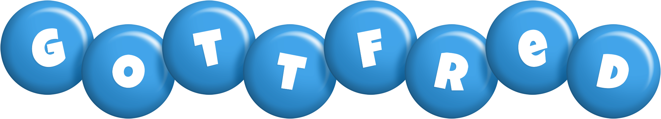 Gottfred candy-blue logo
