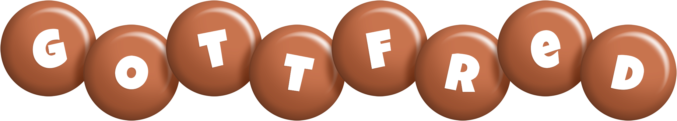 Gottfred candy-brown logo