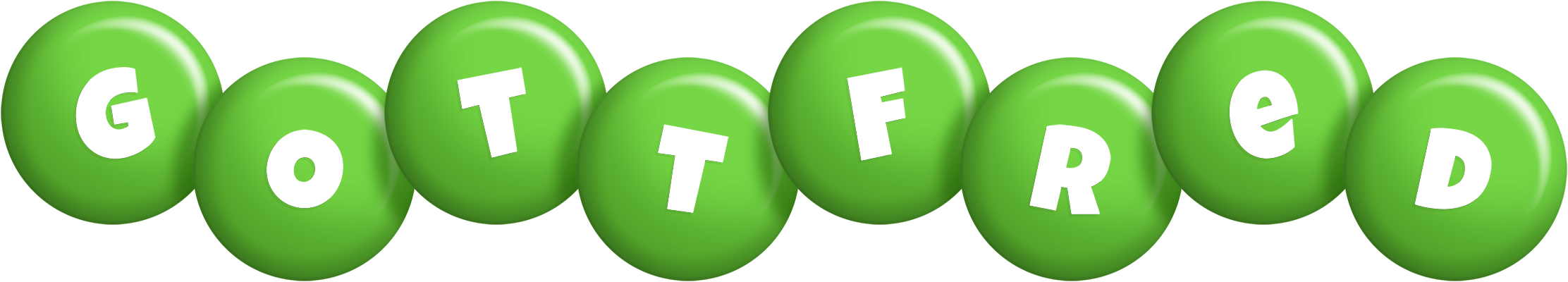 Gottfred candy-green logo