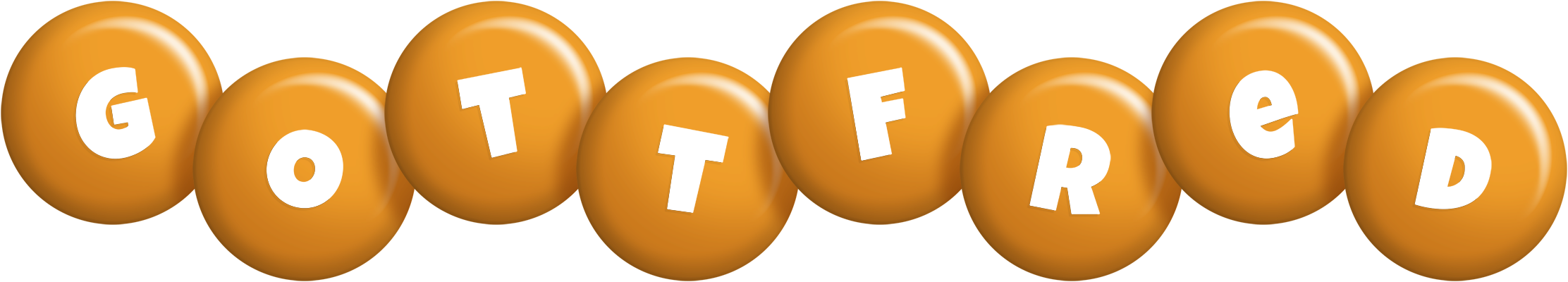 Gottfred candy-orange logo