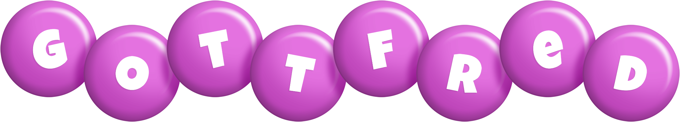 Gottfred candy-purple logo