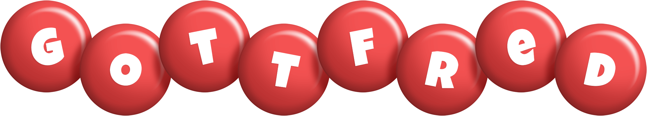 Gottfred candy-red logo