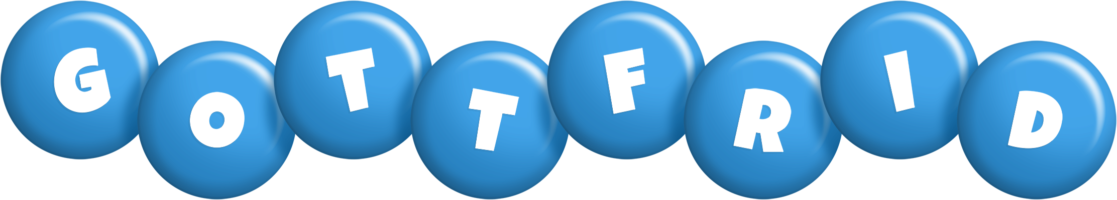 Gottfrid candy-blue logo