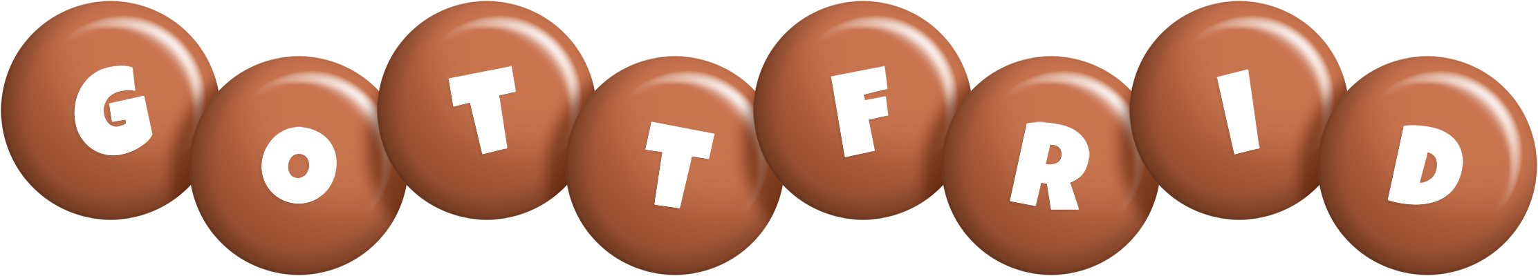 Gottfrid candy-brown logo