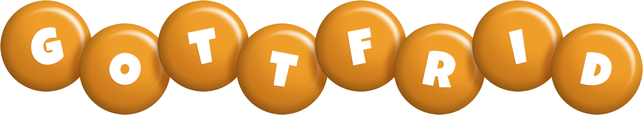 Gottfrid candy-orange logo
