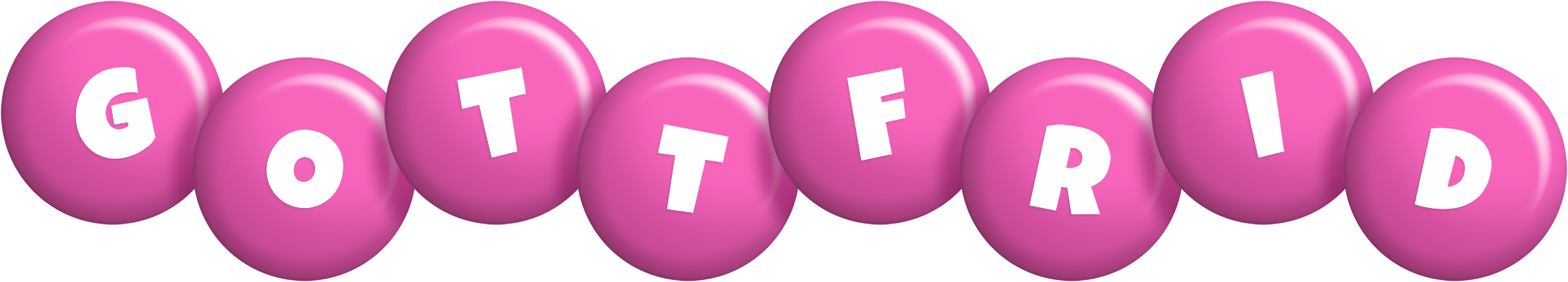 Gottfrid candy-pink logo