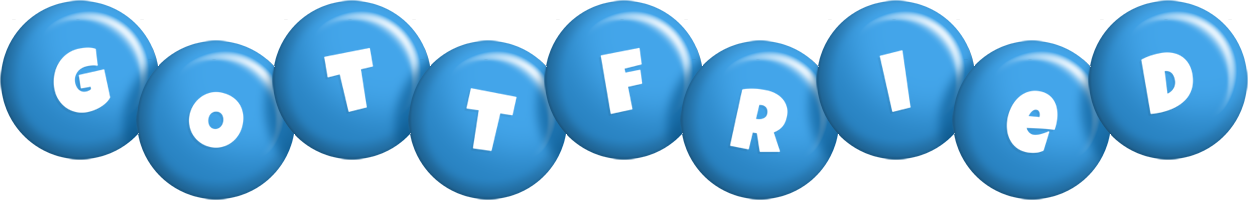 Gottfried candy-blue logo