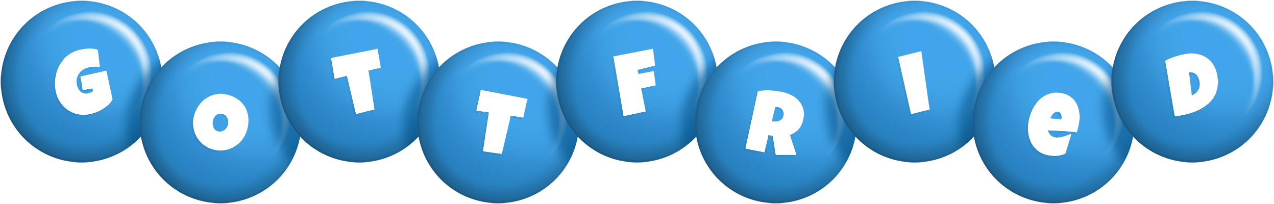 Gottfried candy-blue logo