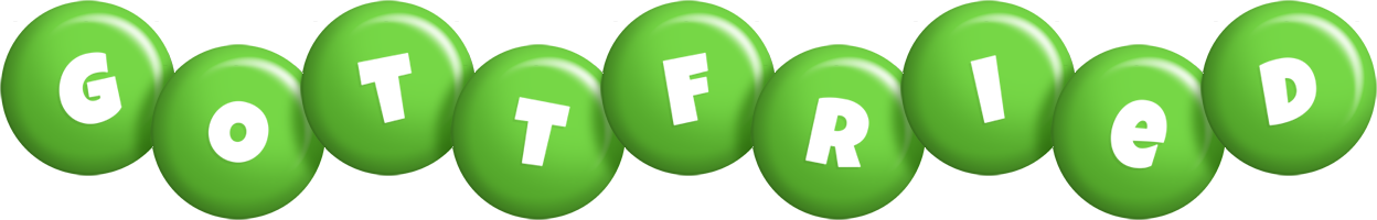 Gottfried candy-green logo