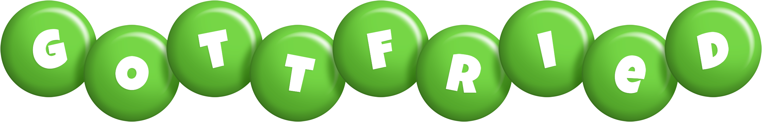 Gottfried candy-green logo