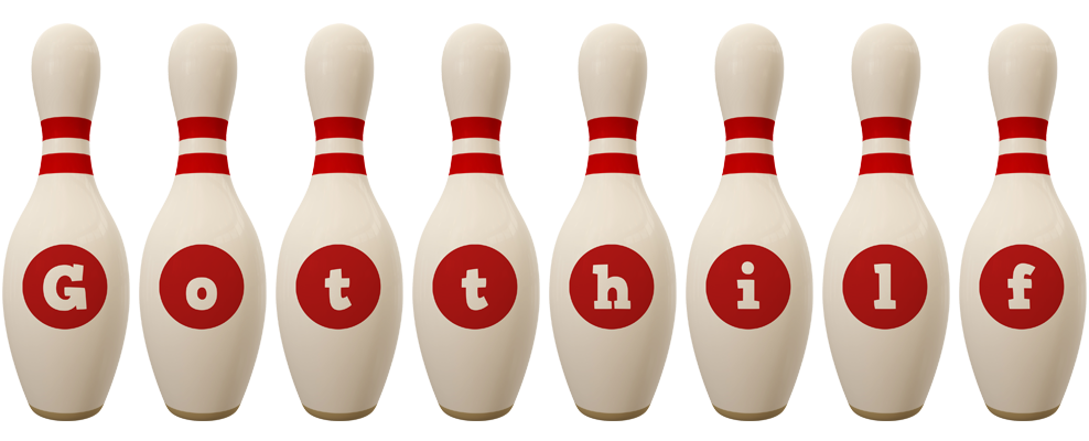 Gotthilf bowling-pin logo