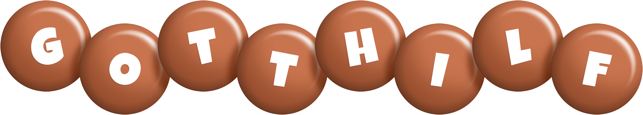 Gotthilf candy-brown logo
